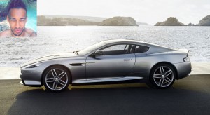 Image d'Aston Martin DB9 de Pierre-Emerick Aubameyang