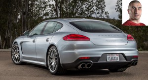 Image de Stéphane Ruffier et sa Porsche Panamera